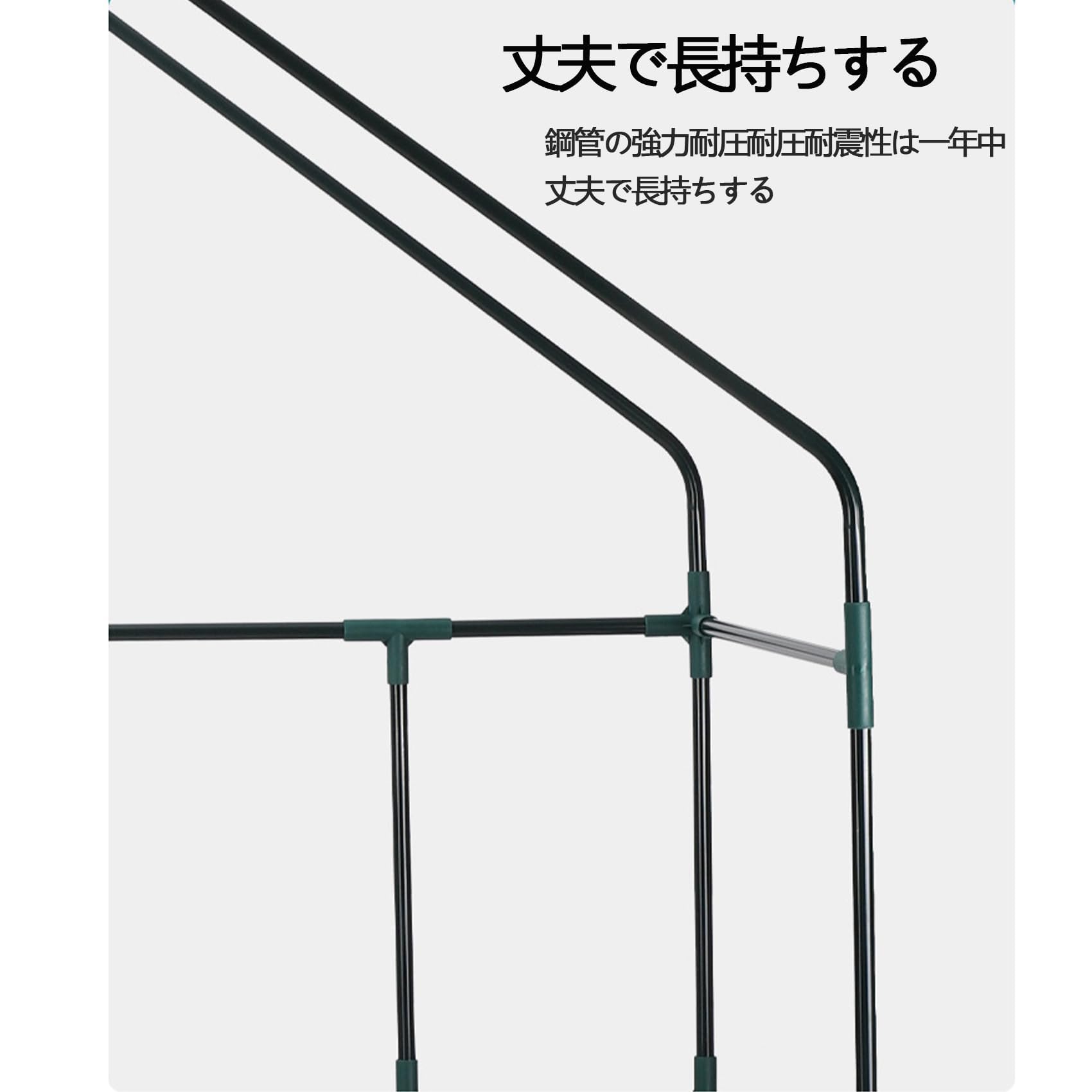 Amazon.co.jp: ビニール温室 ガーデンハウス 143×143×高さ195CM 3段 大